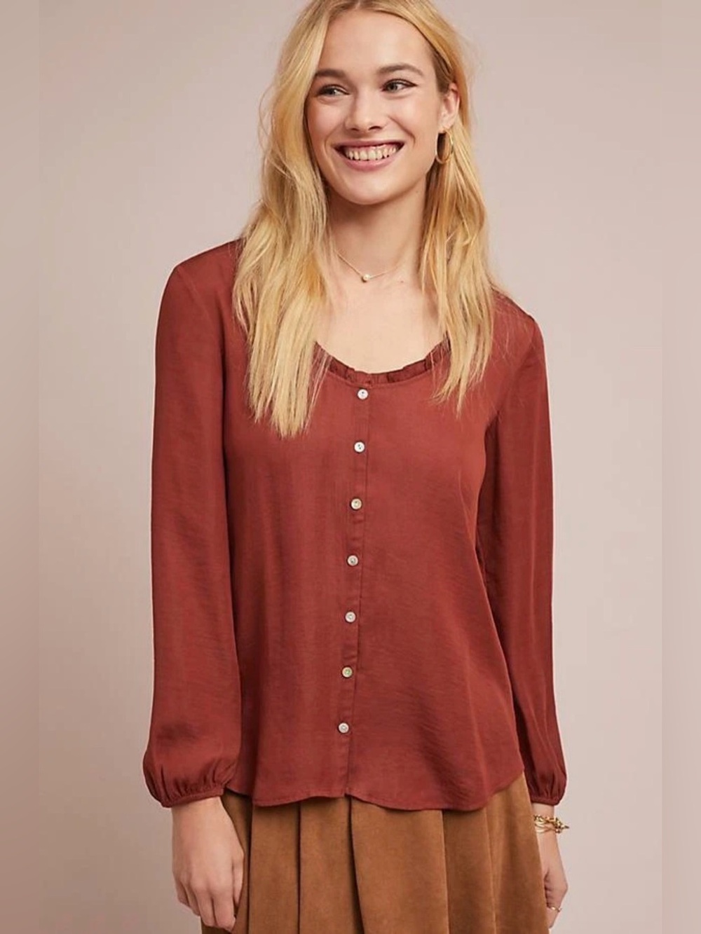 ANTHROPOLOGIE MARILYN TOP BY DOLAN LEFT COAST SZ small